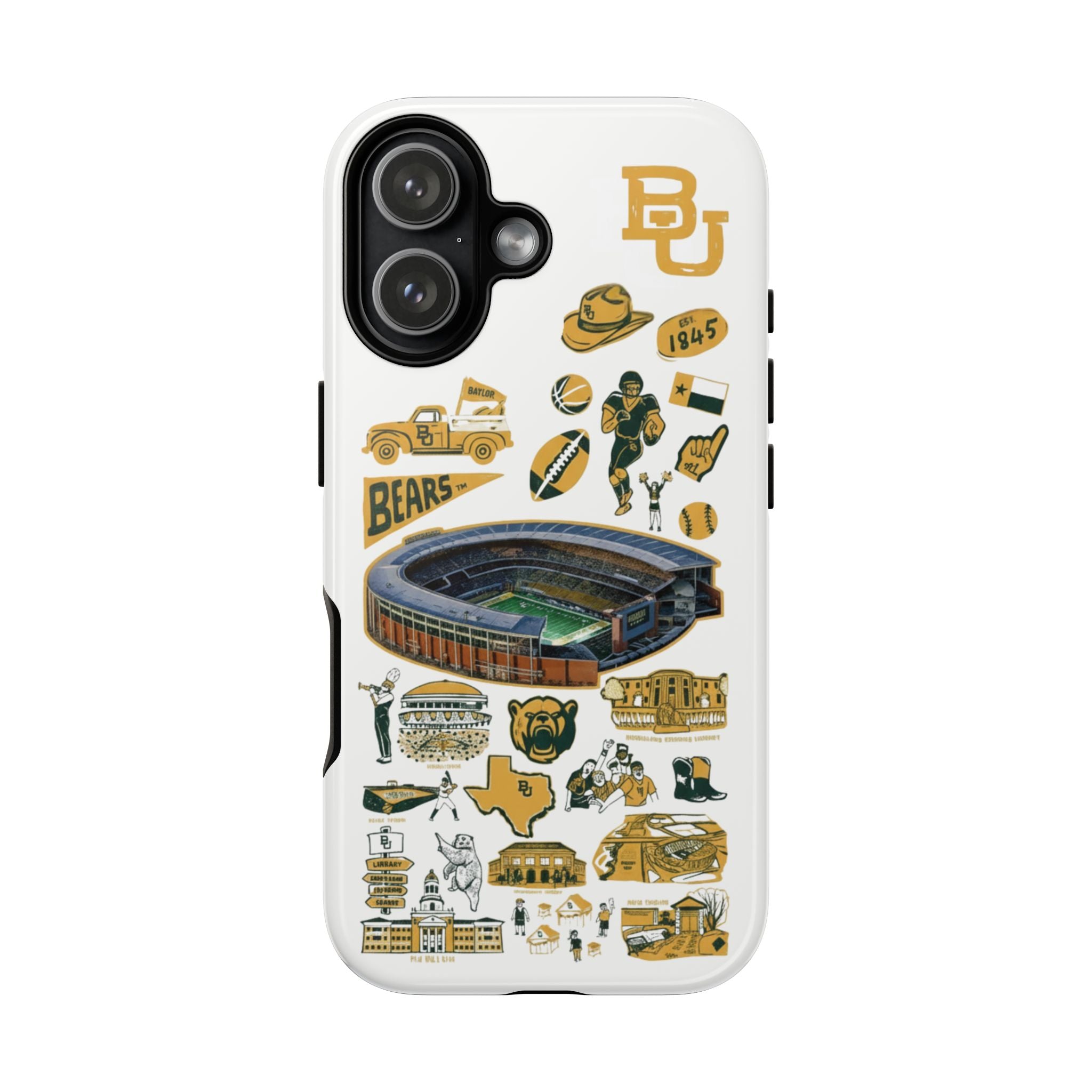 11 Style College Football Teams Inspire custom Sport Phone Case Collection for iPhone 17-11, Samsung S25-S21