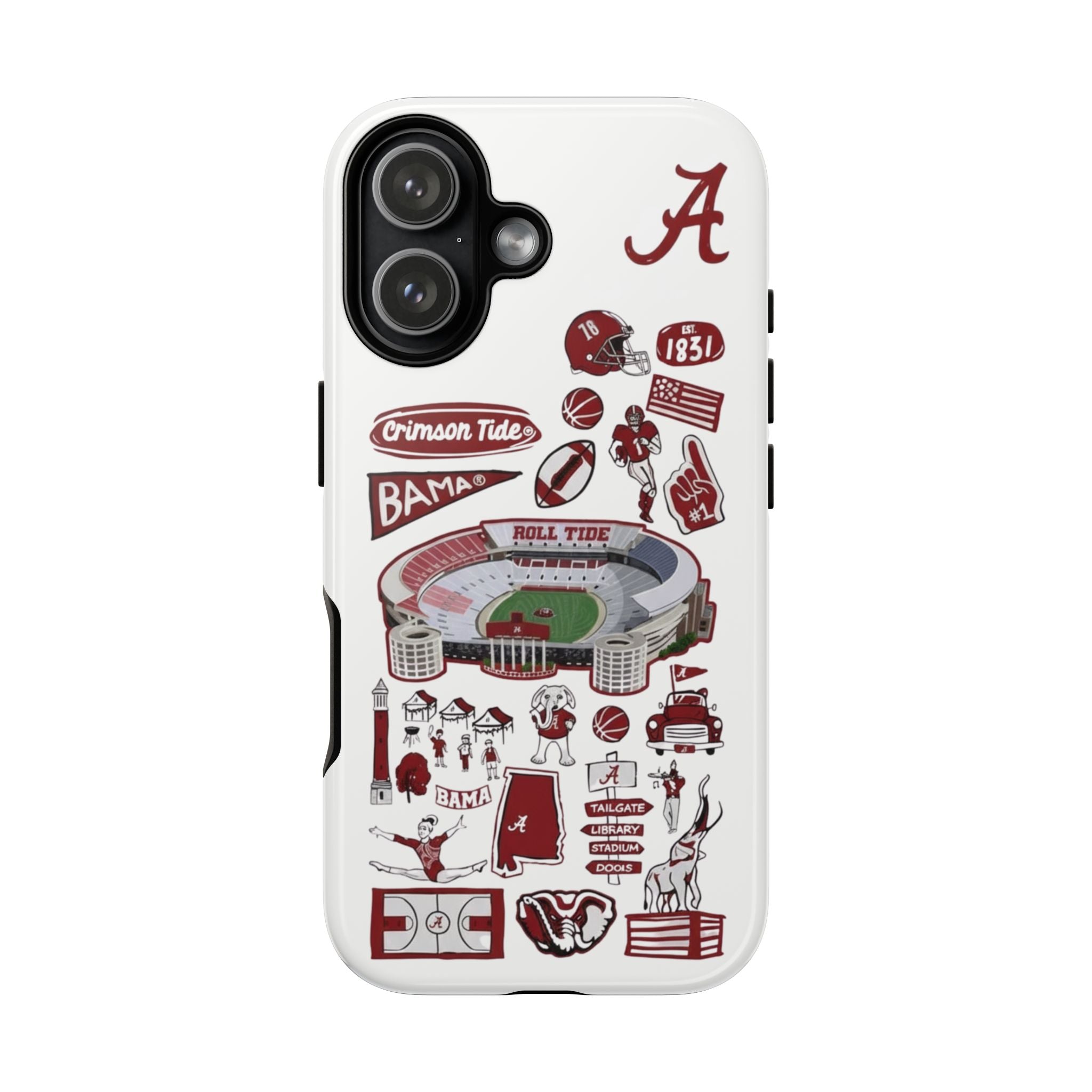 11 Style College Football Teams Inspire custom Sport Phone Case Collection for iPhone 17-11, Samsung S25-S21