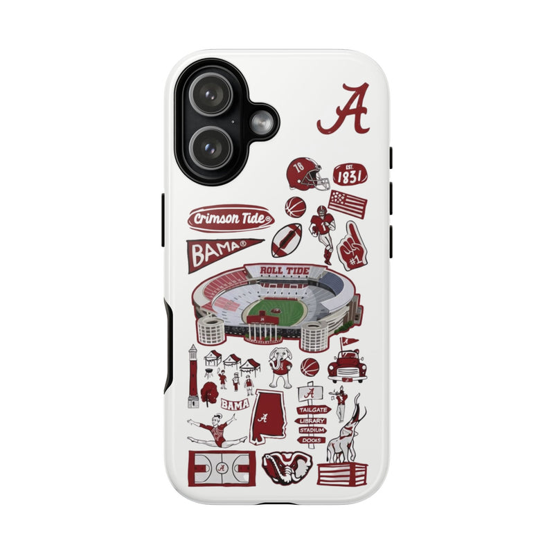 11 Style College Football Teams Inspire custom Sport Phone Case Collection for iPhone 17-11, Samsung S25-S21