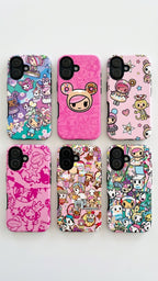 6 Style Chibi Characters Inspire custom Trendy Phone Case Collection for iPhone 17-11, Samsung S25-S21