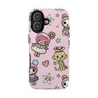 6 Style Chibi Characters Inspire custom Trendy Phone Case Collection for iPhone 17-11, Samsung S25-S21