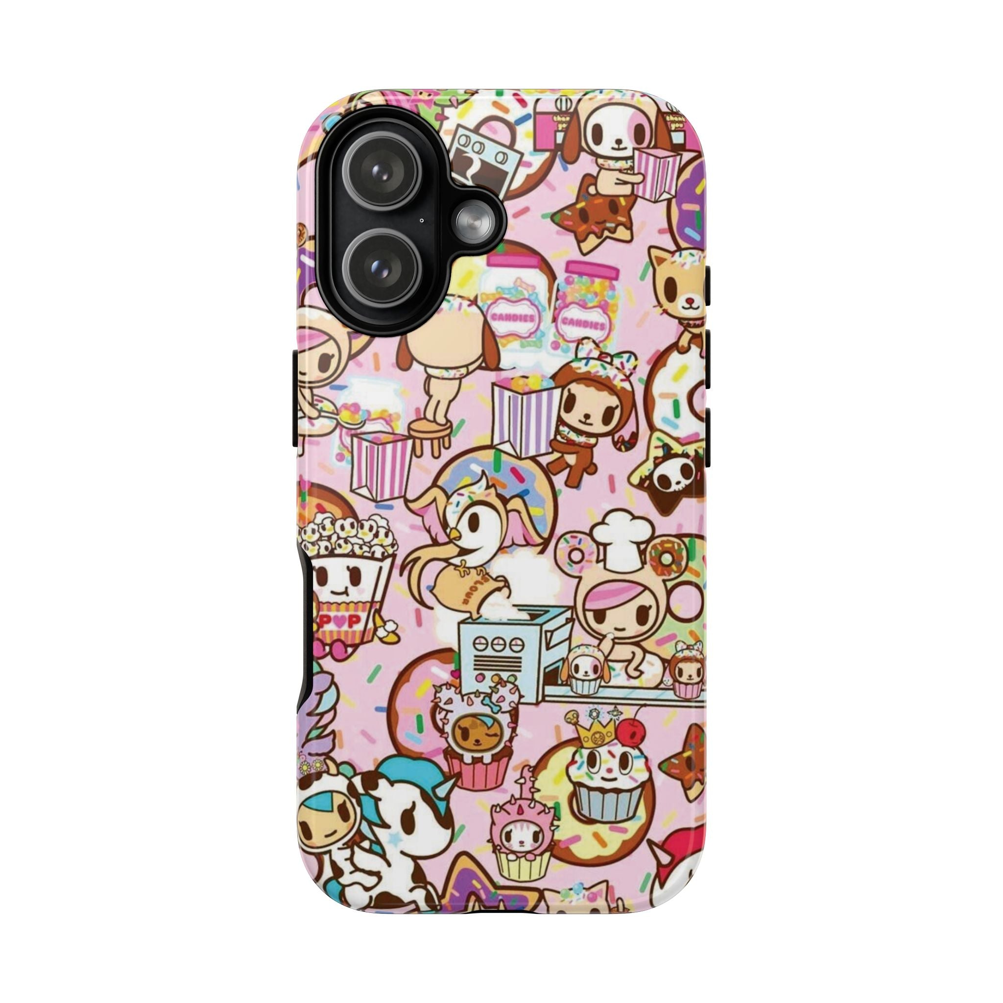 6 Style Chibi Characters Inspire custom Trendy Phone Case Collection for iPhone 17-11, Samsung S25-S21