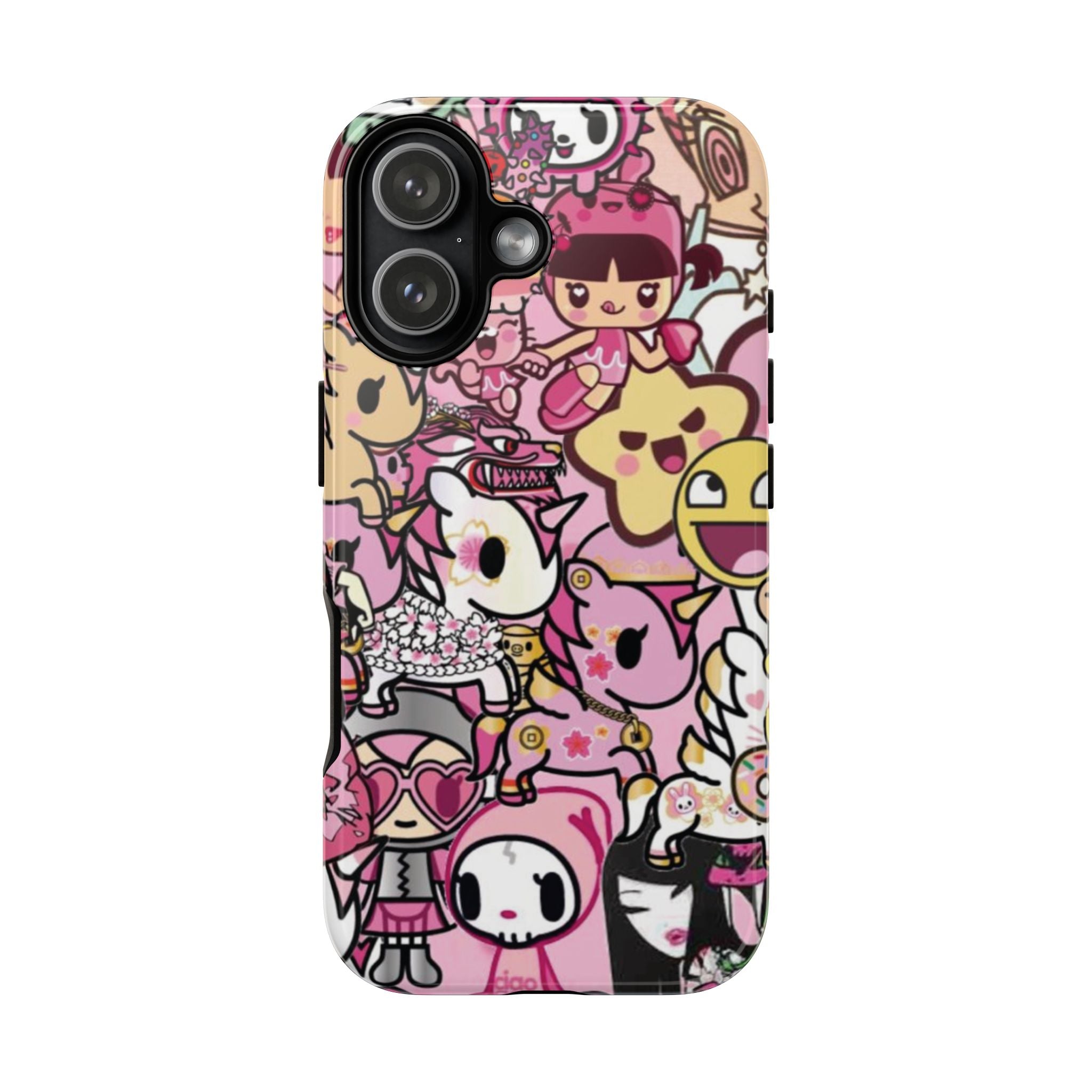 6 Style Chibi Characters Inspire custom Trendy Phone Case Collection for iPhone 17-11, Samsung S25-S21