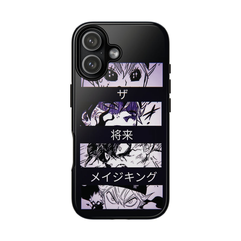 6 Style Asta & Yuno Black Clover Inspire custom Anime Phone Case Collection for iPhone 17-11, Samsung S25-S21