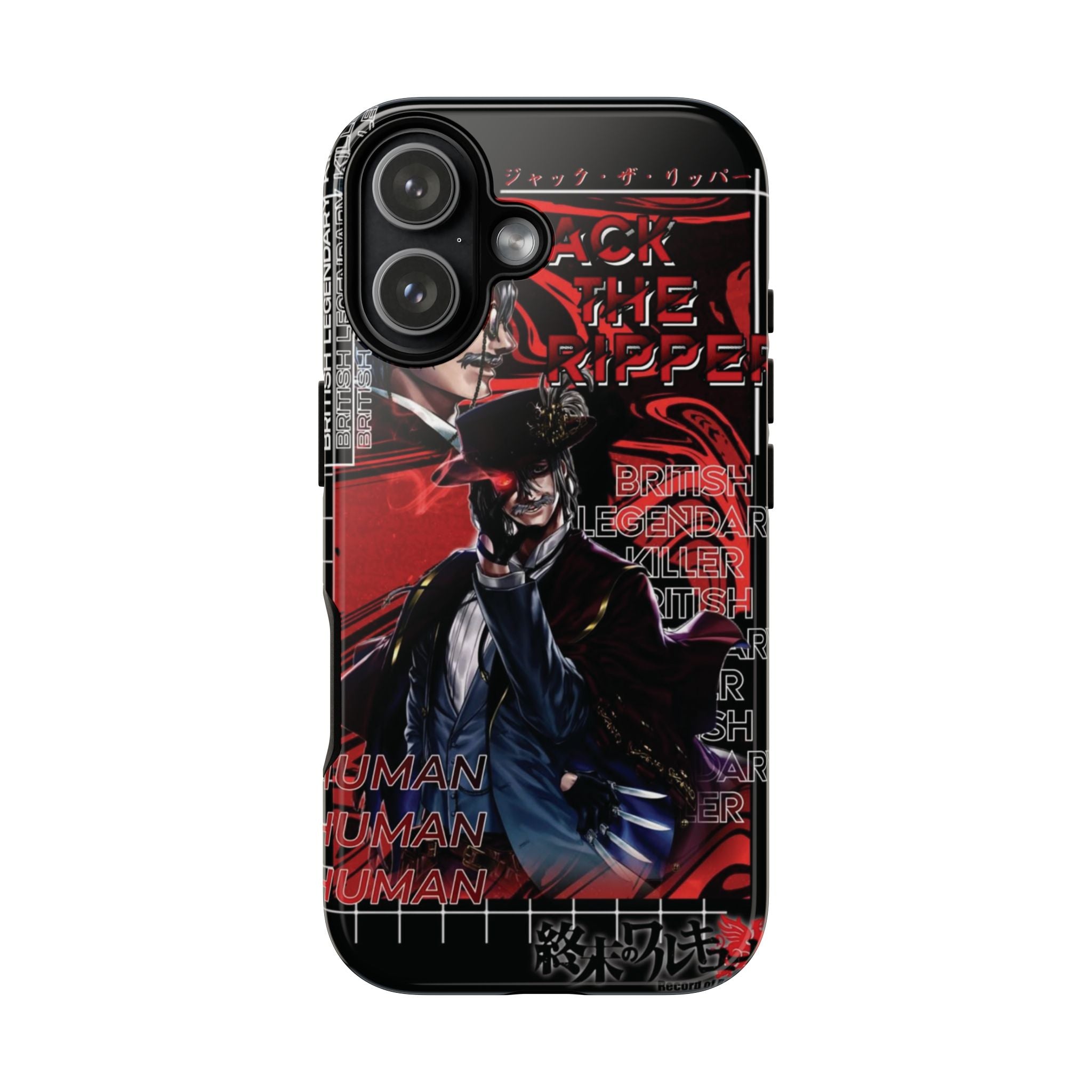 4 Style Jack the Ripper, Medusa, Shiva, Poseidon Record of Ragnarok Inspire custom Anime Phone Case Collection for iPhone 17-11, Samsung S25-S21