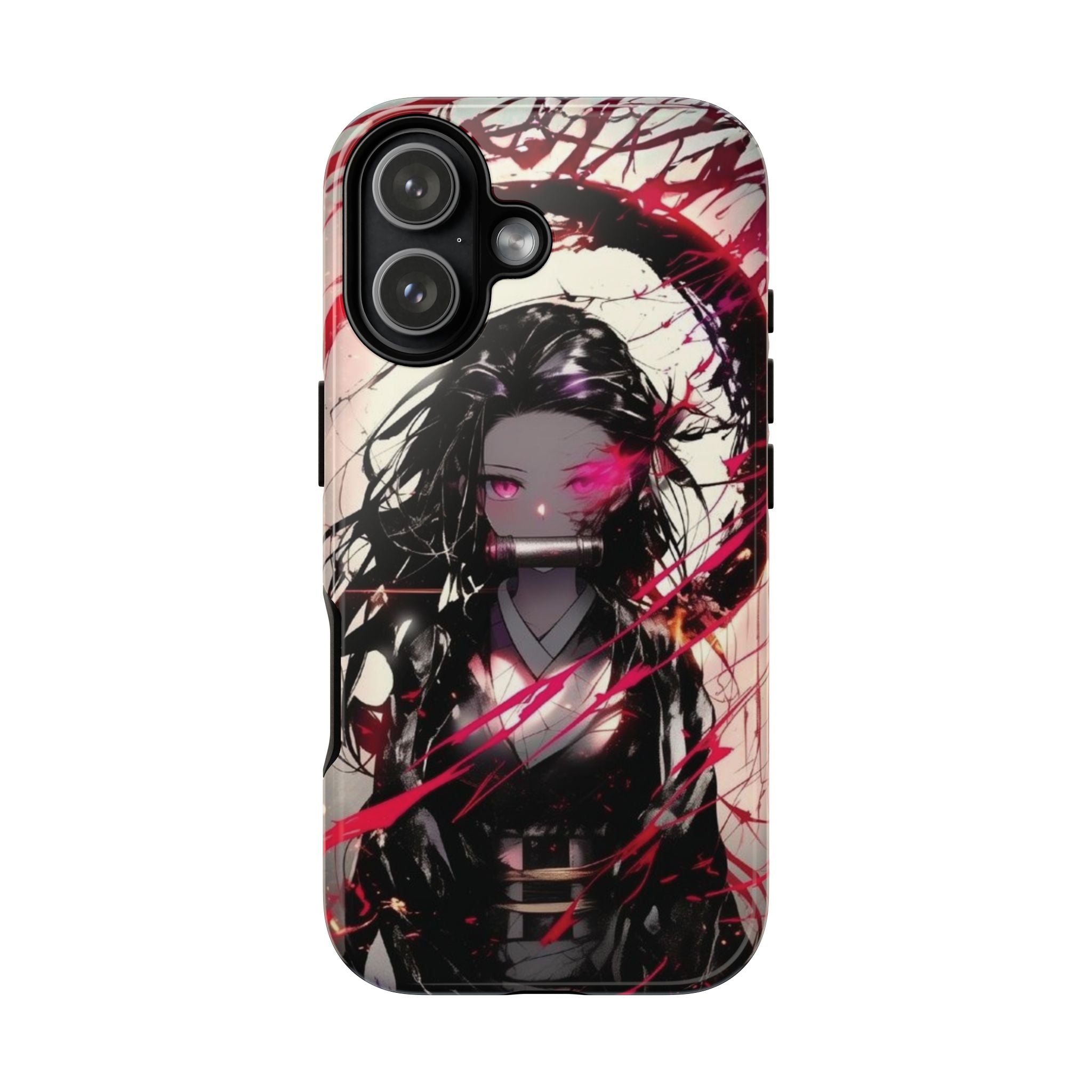 4 Style Nezuko Kamado Demon Slayer Inspire custom Anime Phone Case Collection for iPhone 17-11, Samsung S25-S21