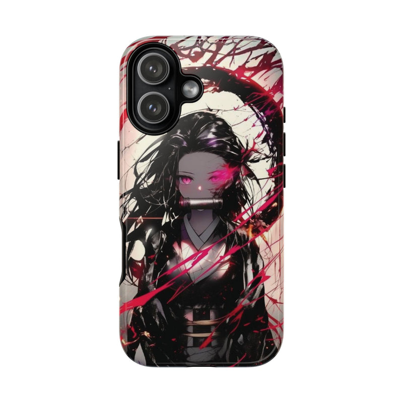 4 Style Nezuko Kamado Demon Slayer Inspire custom Anime Phone Case Collection for iPhone 17-11, Samsung S25-S21