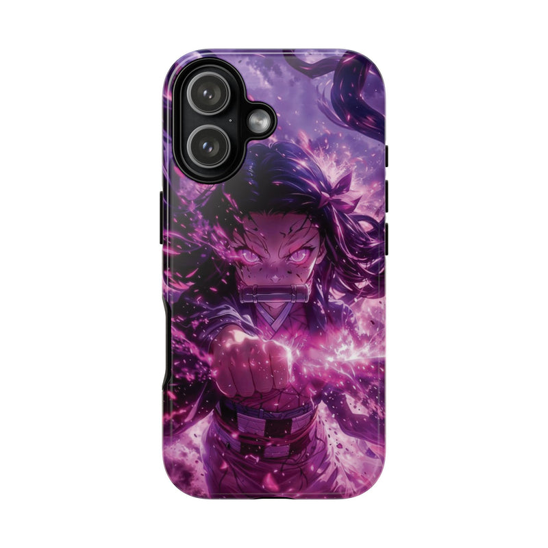 4 Style Nezuko Kamado Demon Slayer Inspire custom Anime Phone Case Collection for iPhone 17-11, Samsung S25-S21