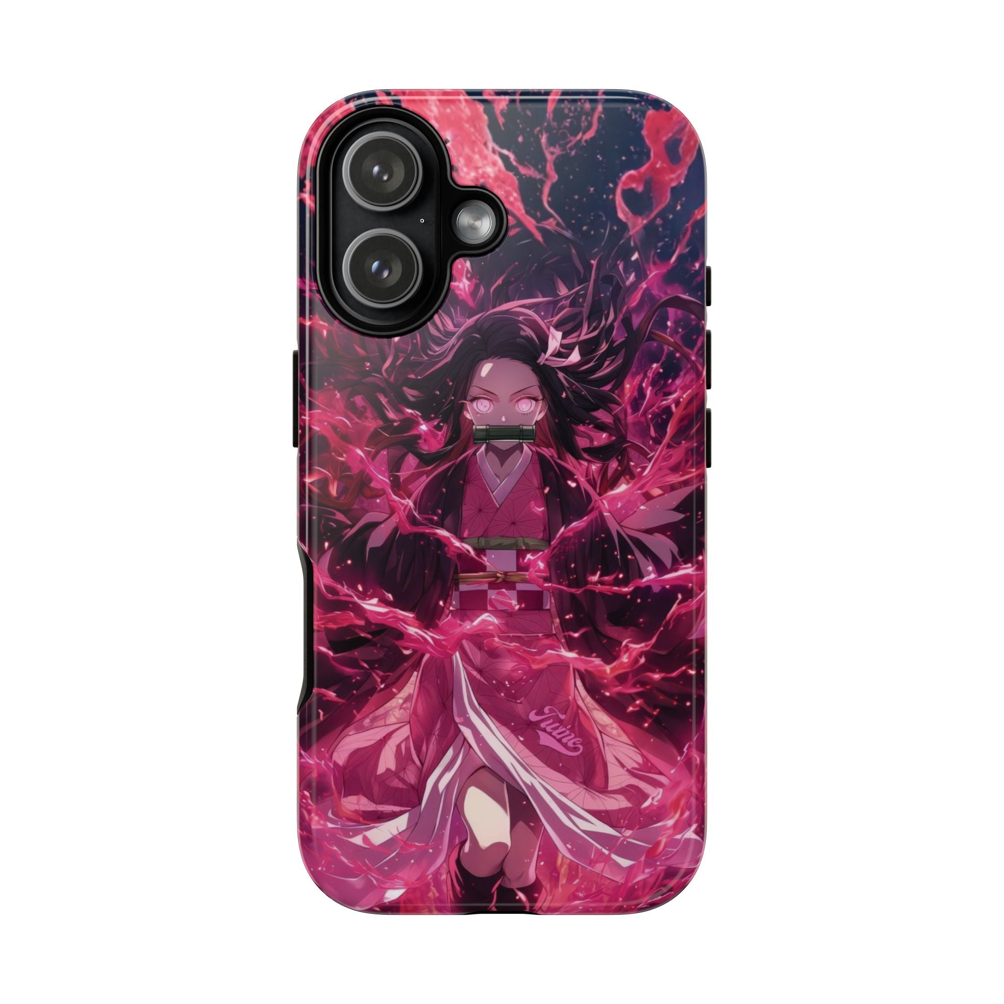 4 Style Nezuko Kamado Demon Slayer Inspire custom Anime Phone Case Collection for iPhone 17-11, Samsung S25-S21