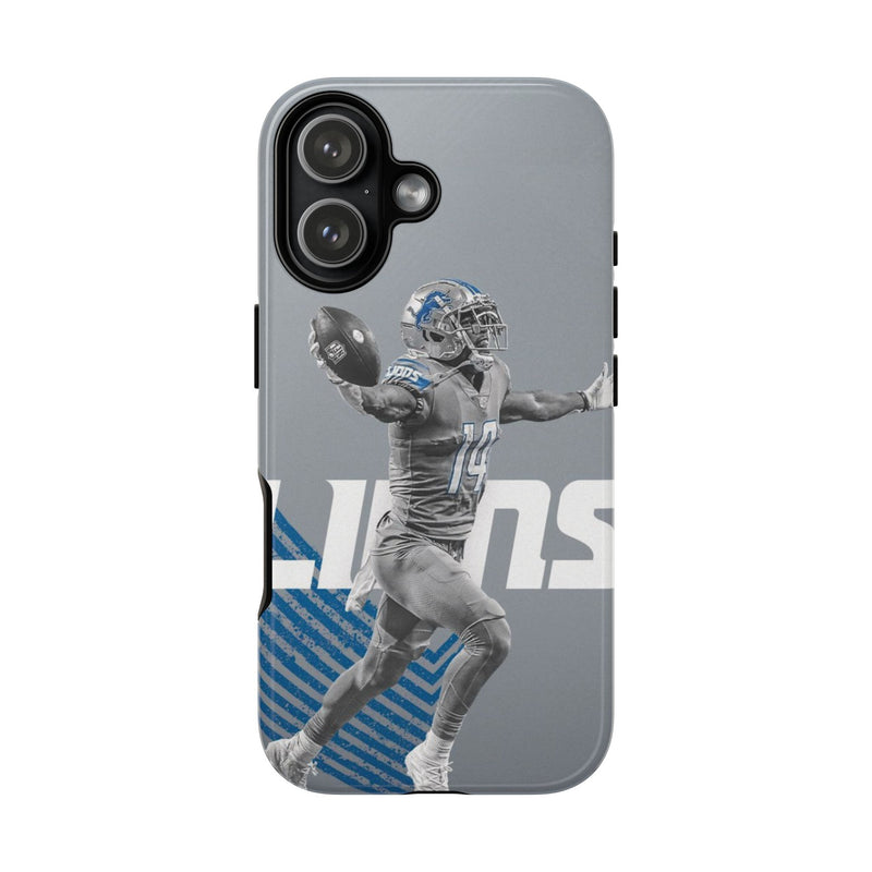 4 Style Amon-Ra St. Brown Football Player NFL Inspire custom Sport Phone Case Collection for iPhone 17-11, Samsung S25-S21