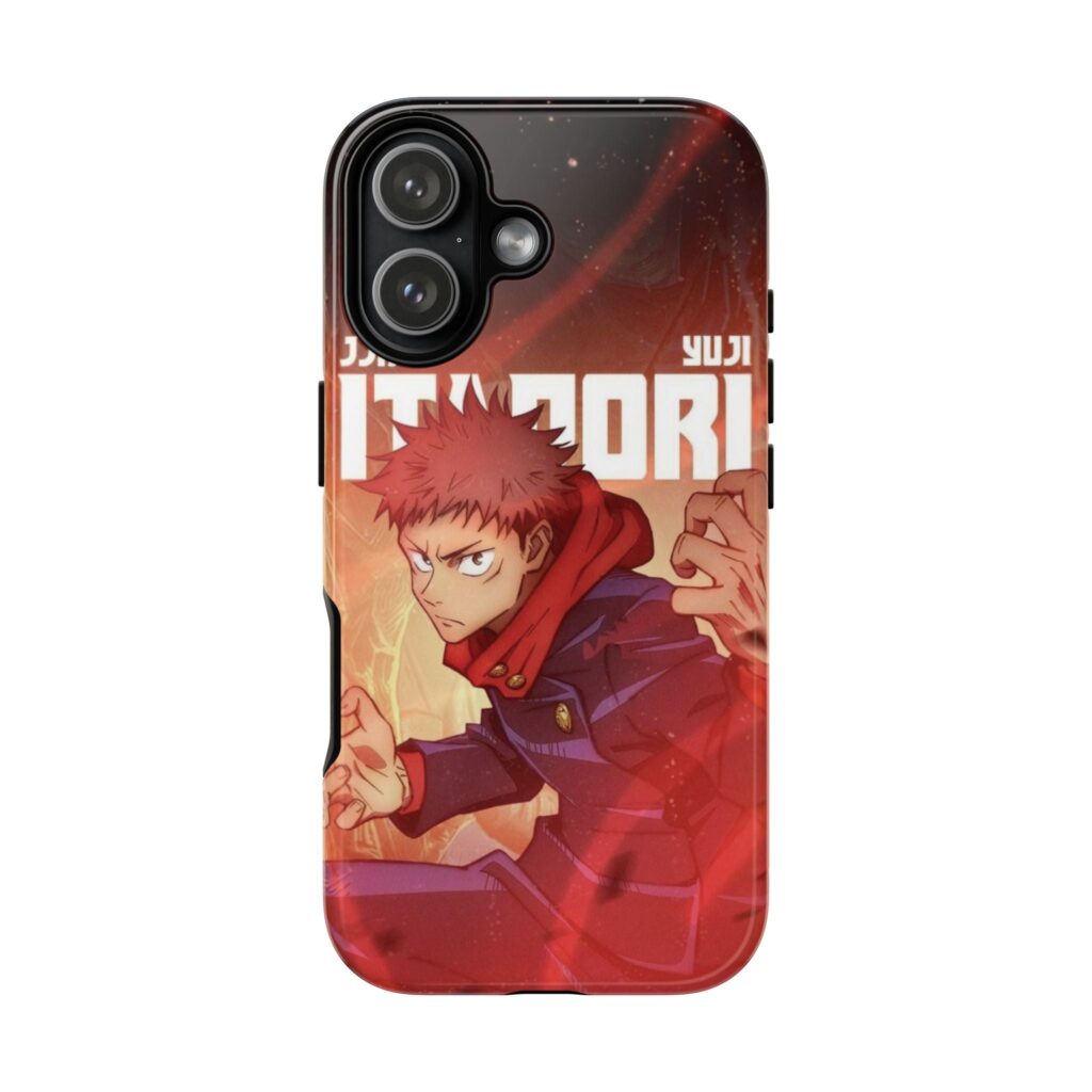 Witness Sukuna’s vessel! Yuji Itadori cases for iPhone 17-11, Samsung S25-S21 – ready to bind your s...