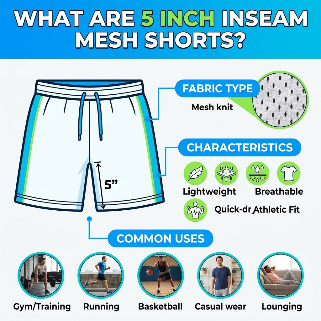 How 5 Inch Inseam Mesh Shorts Define 2026's Short Shorts Trend 5 inch inseam mesh shorts