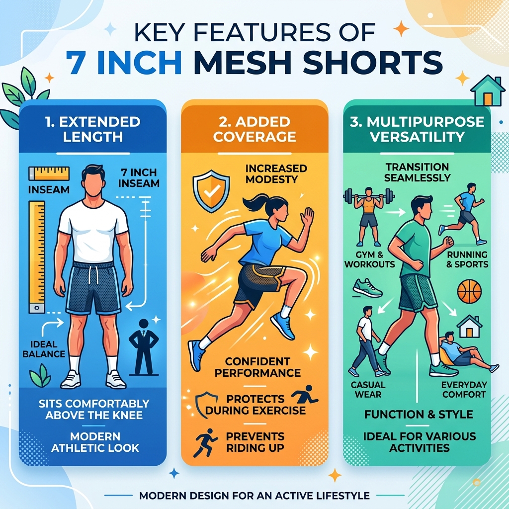 difference between 5 inch and 7 inch shorts