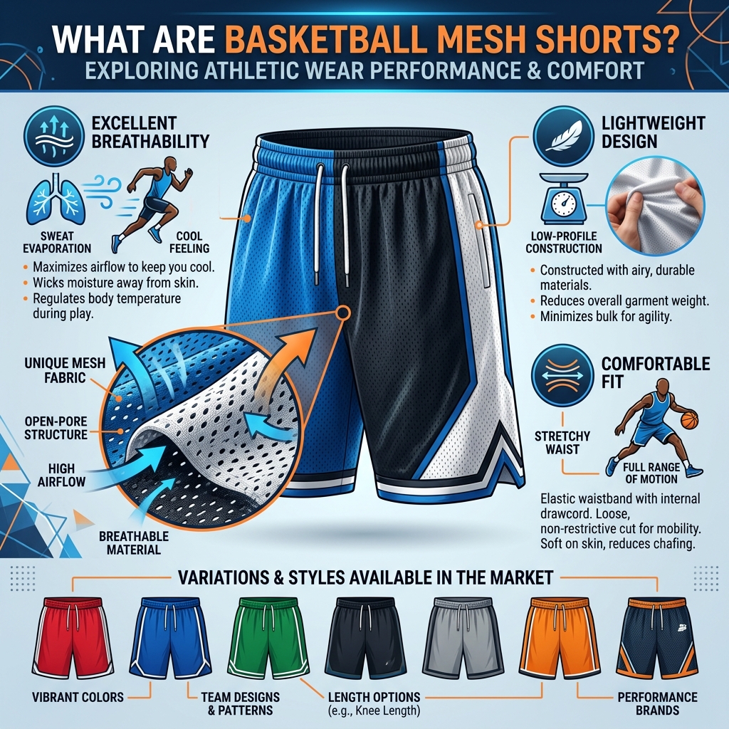 basketball mesh shorts
