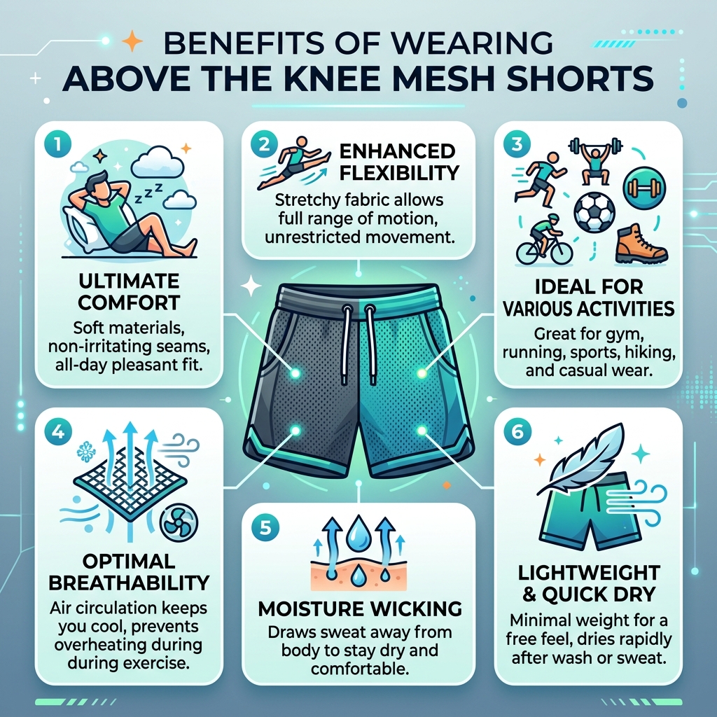 plus size mesh shorts