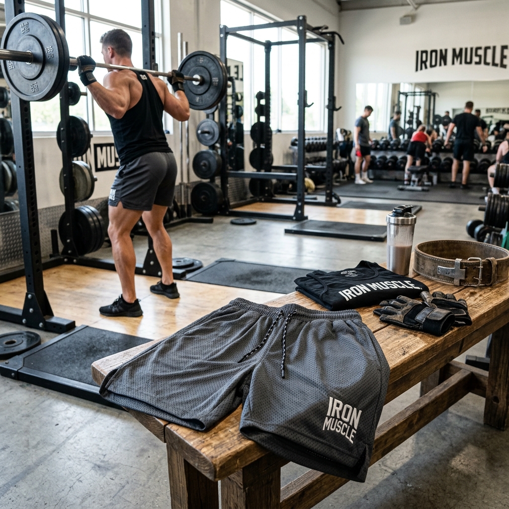 bodybuilding mesh shorts