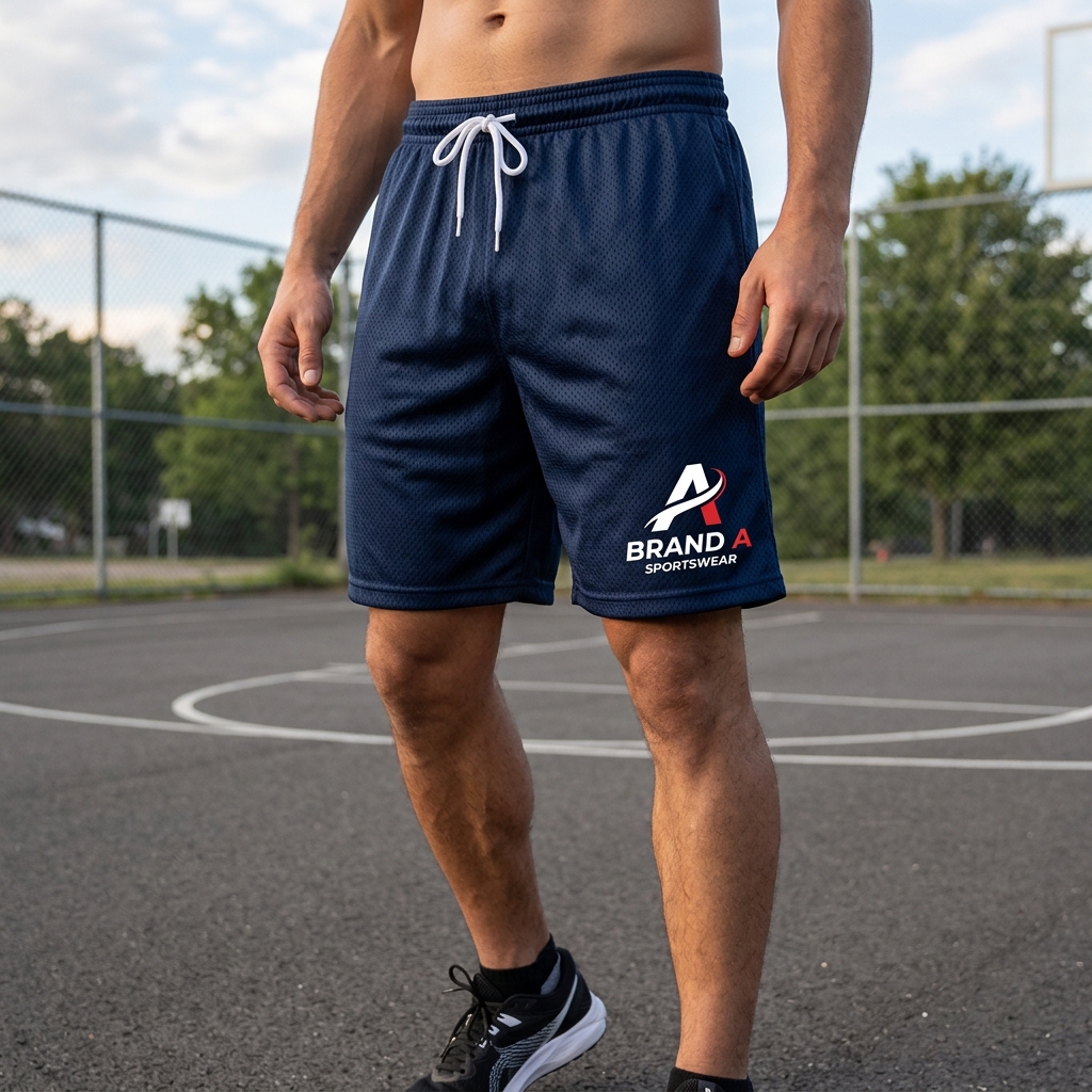 sports mesh shorts