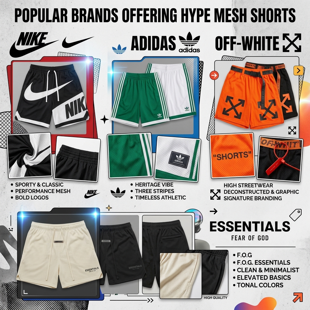 hype mesh shorts