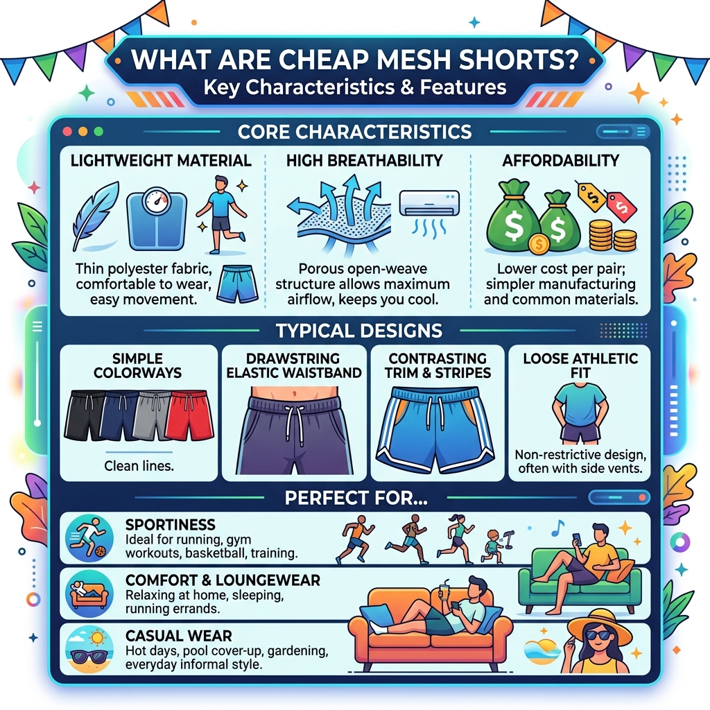 cheap mesh shorts