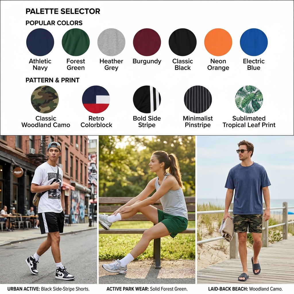 mesh shorts outfit men