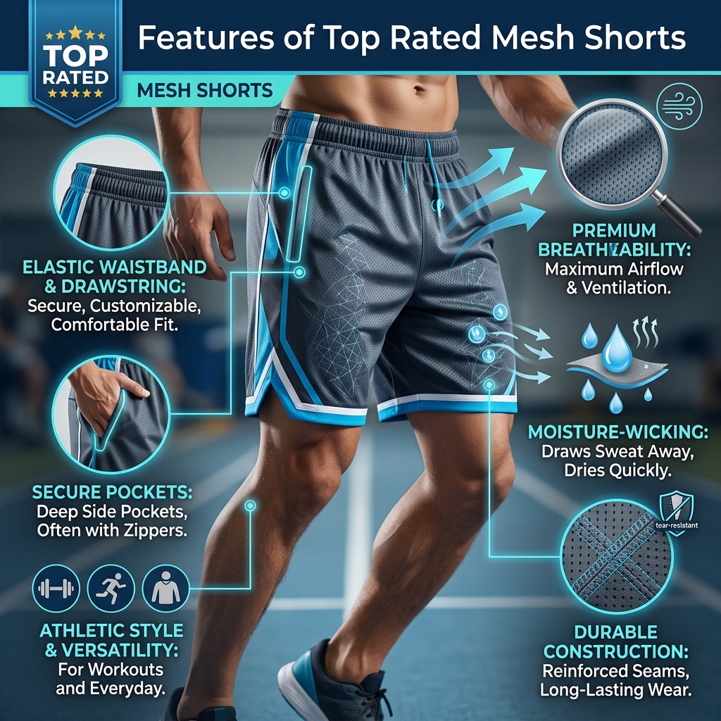 mesh shorts