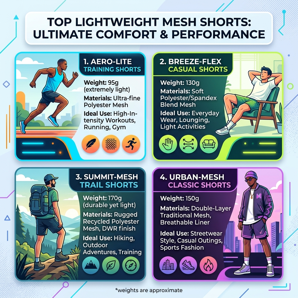 running mesh shorts
