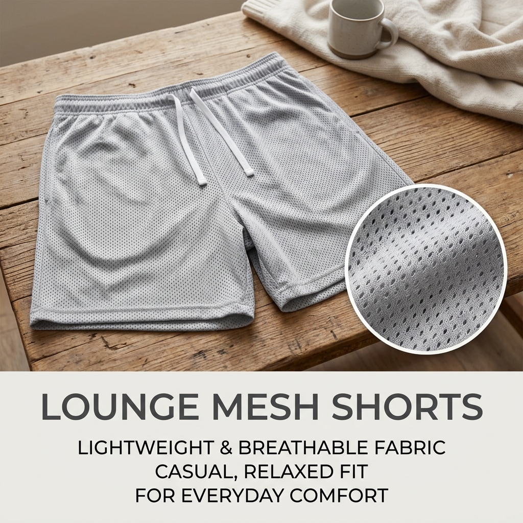lounge mesh shorts