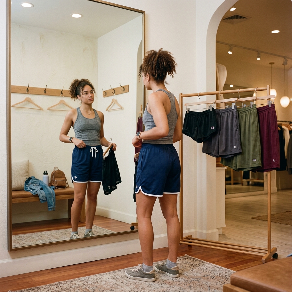 breathable mesh shorts