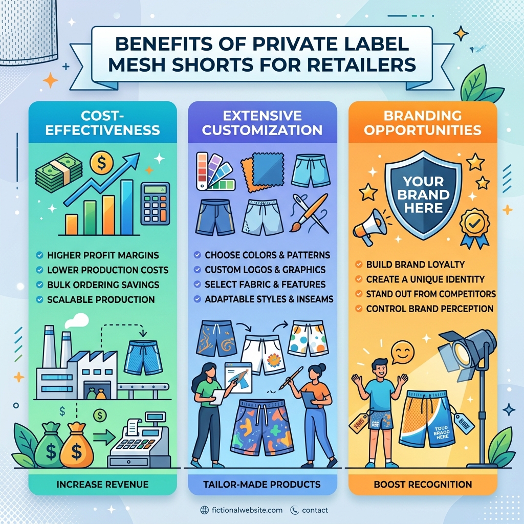 mesh shorts clothing brand