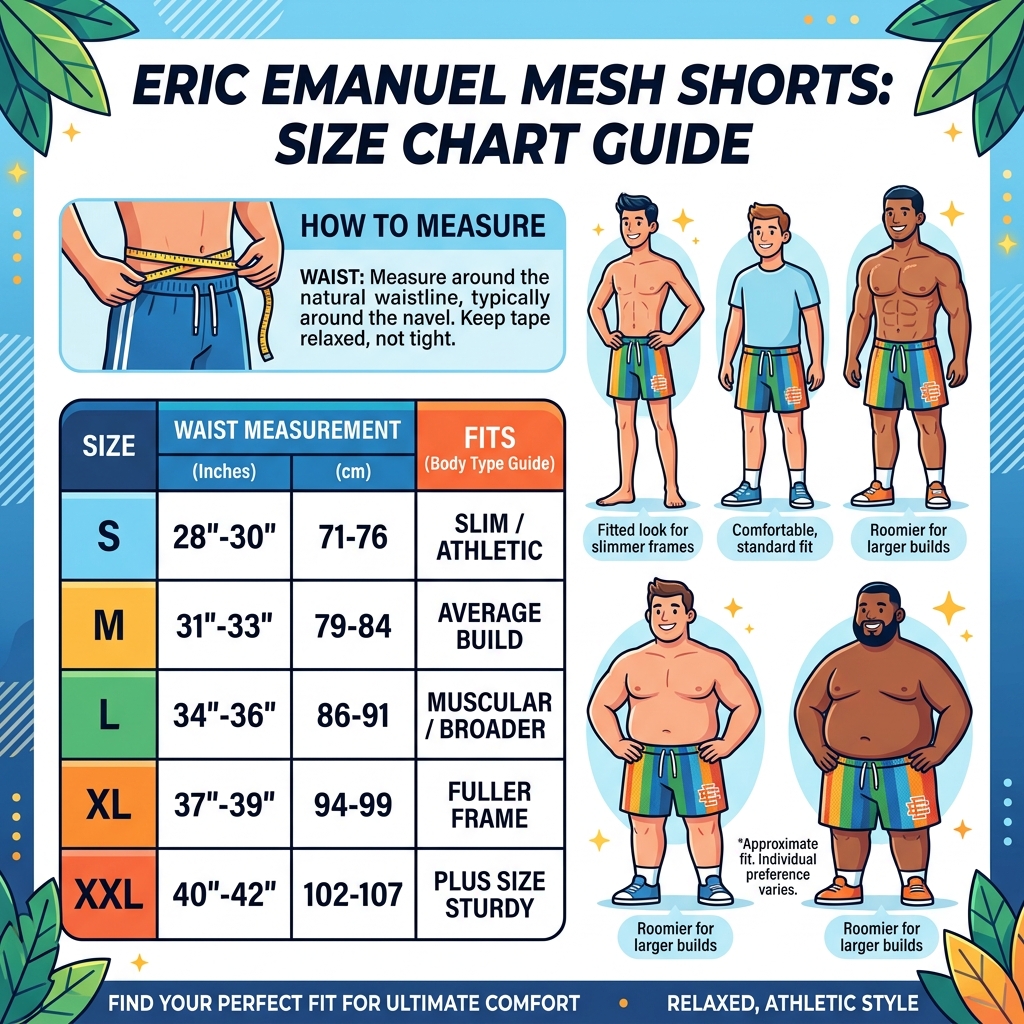 Eric Emanuel mesh shorts