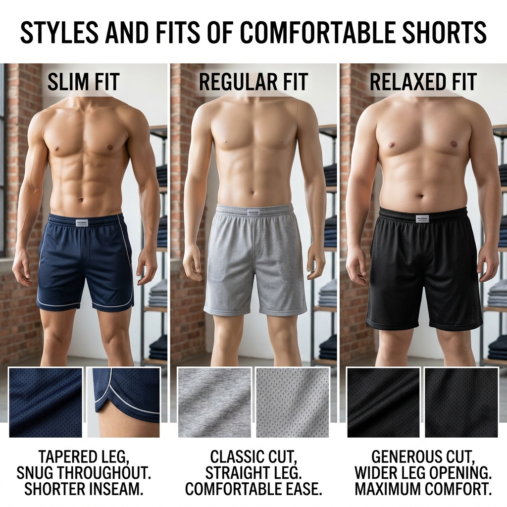 casual mesh shorts