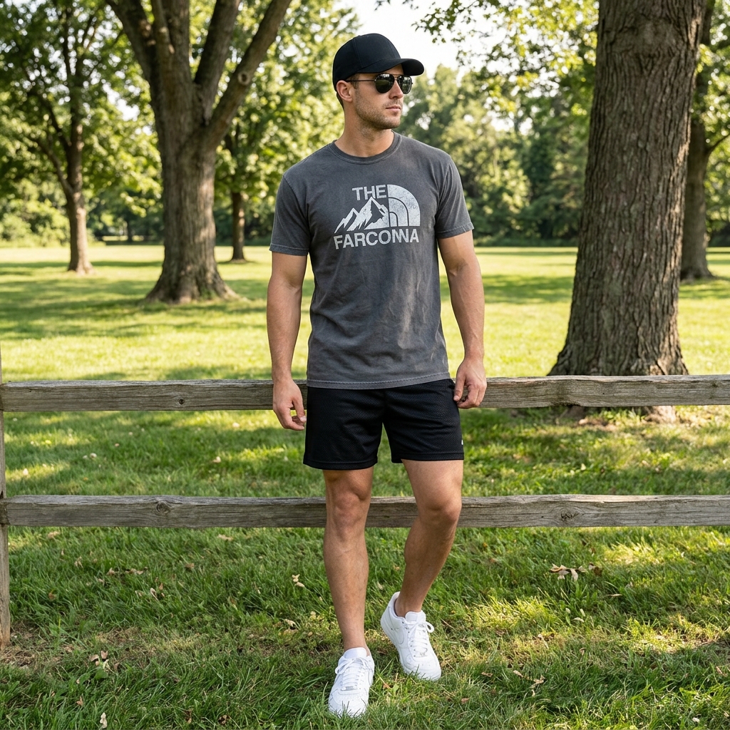 mesh shorts outfit men