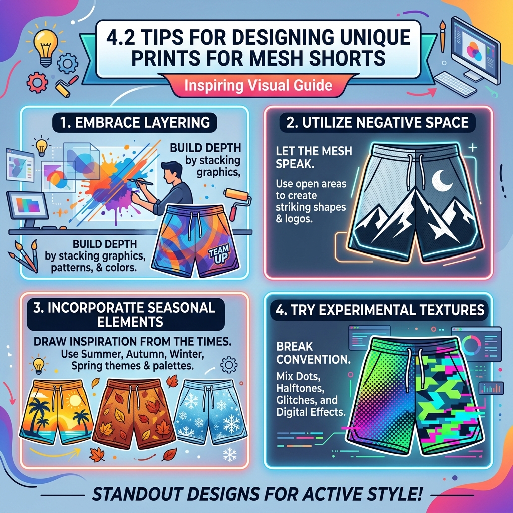 mesh shorts design