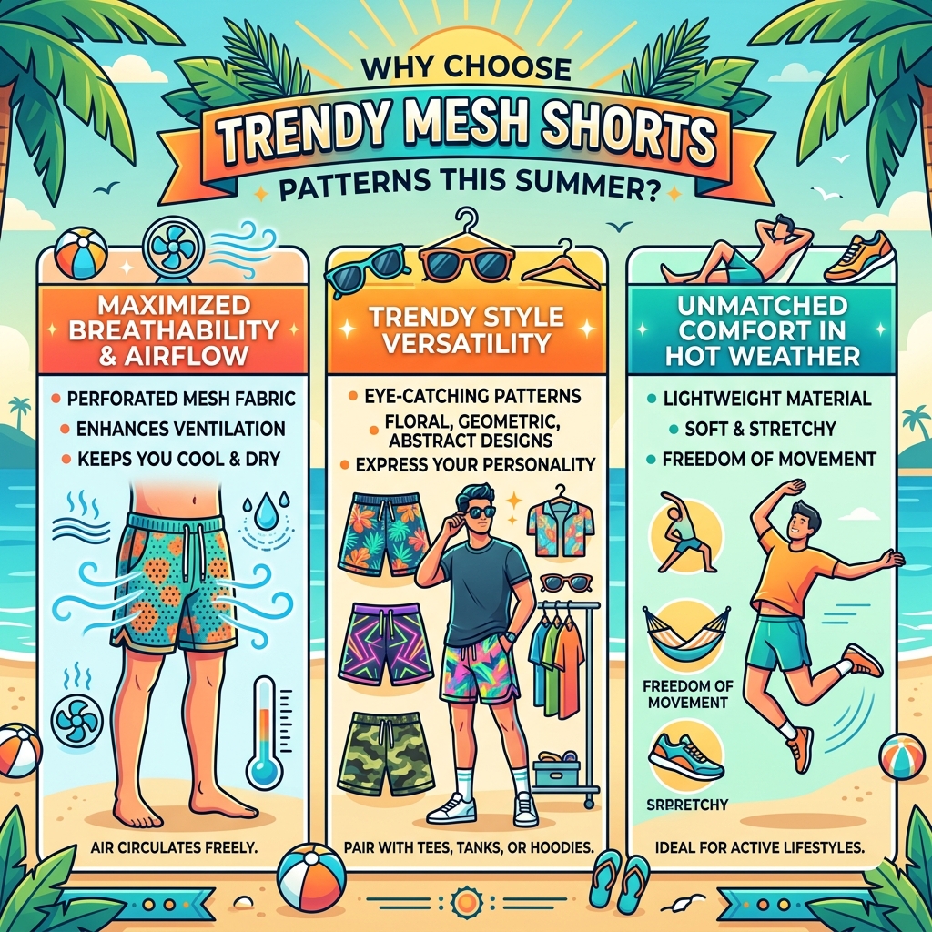 mesh shorts patterns