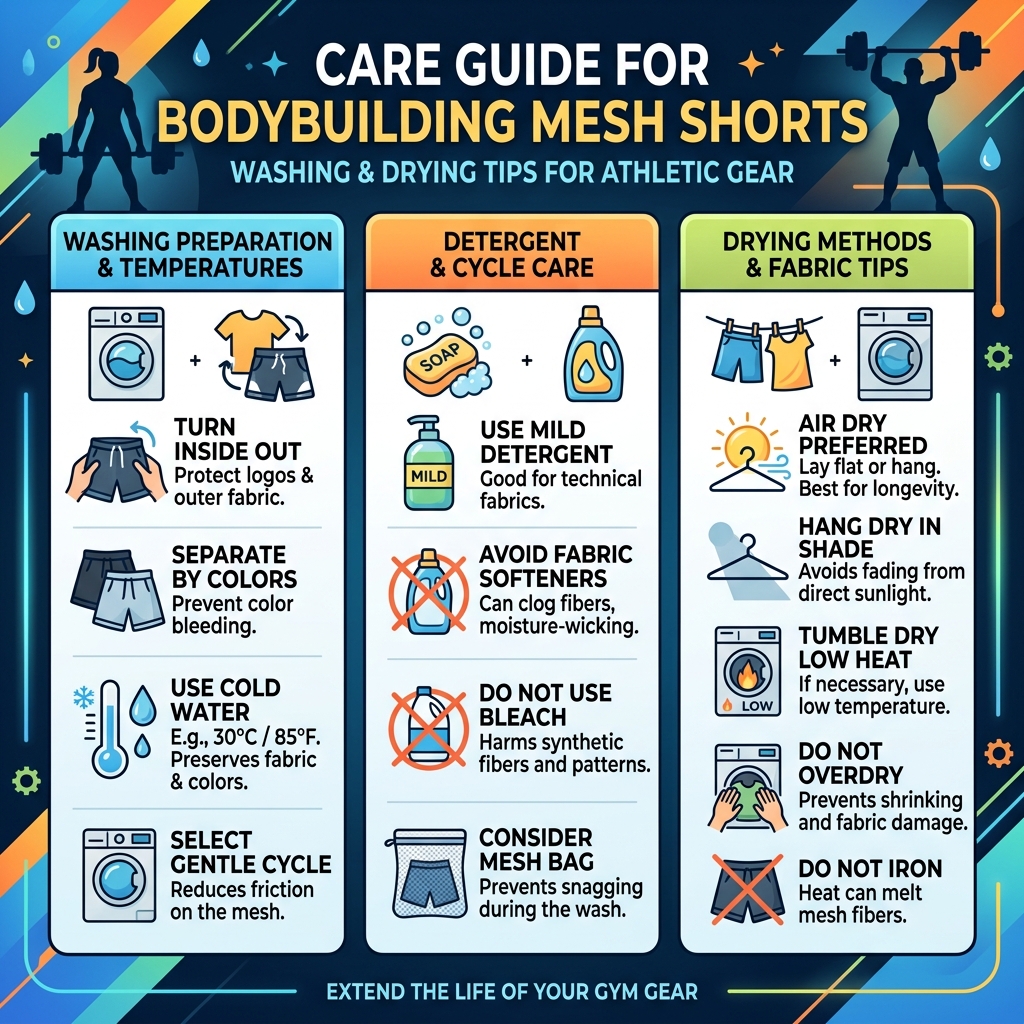 breathable mesh shorts