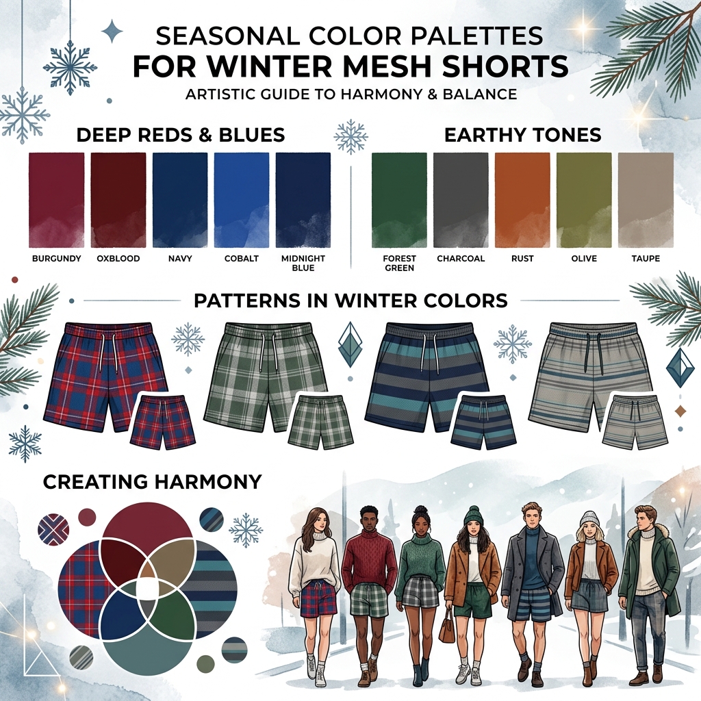 mesh shorts winter outfit